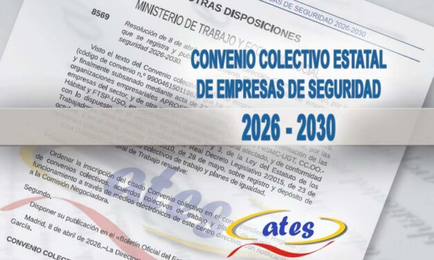 Convenio colectivo estatal de empresas de seguridad 2026-2030