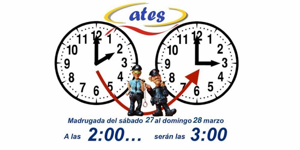 Cambio al horario de verano, recuerda, esta noche a las 2:00 pasarán a ser las 3:00