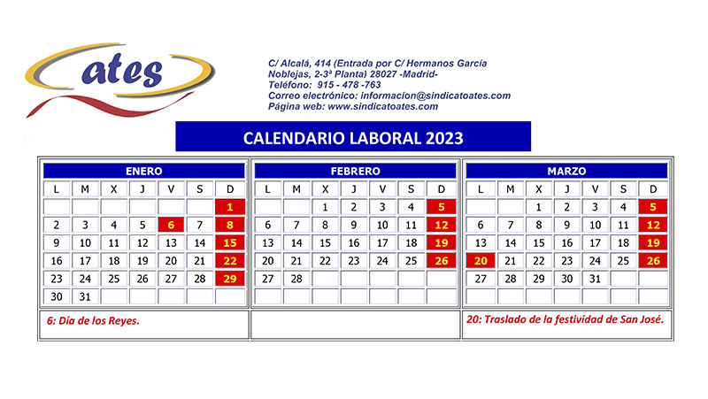 Calendario Icono 2023