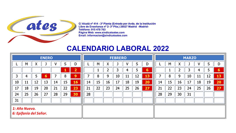 Calendario Web