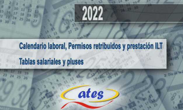 Calendario Laboral y Tablas Salariales 2022