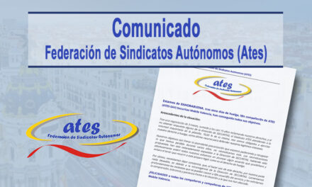 Comunicado de la Federación de Sindicatos Autónomos (ATES)