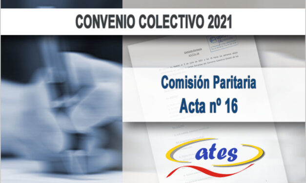 Convenio 2021, Acta 16