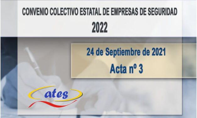 Convenio Colectivo 2022, acta N.º 3