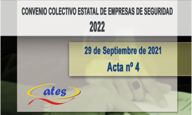 Convenio Colectivo 2022, acta N.º 4