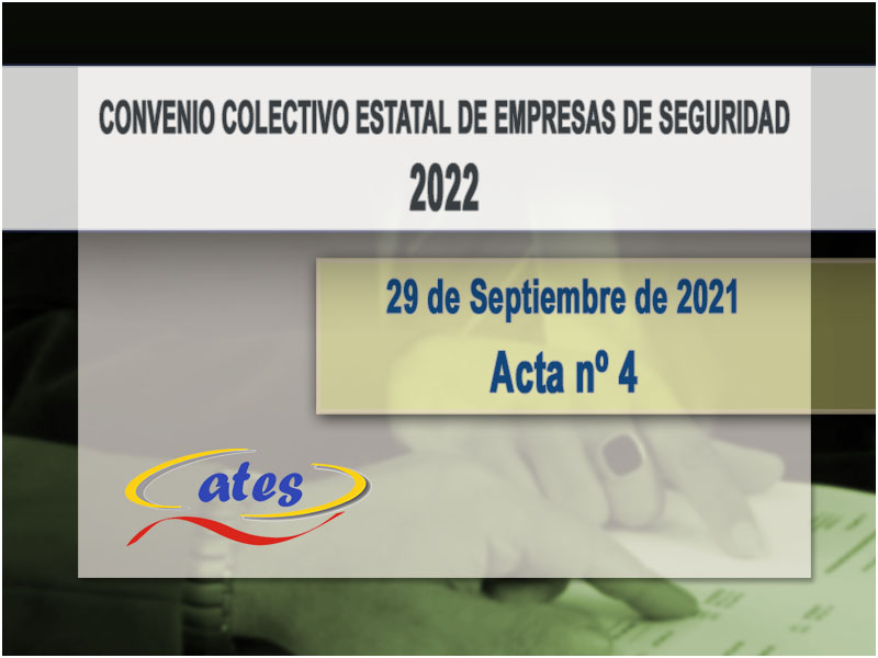 Convenio Colectivo 2022, acta N.º 4