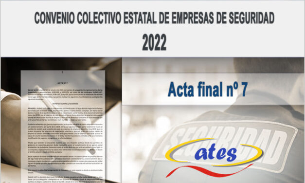 Convenio Colectivo 2022, acta final N.º 7