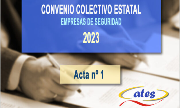 Convenio Colectivo 2023, acta nº 1