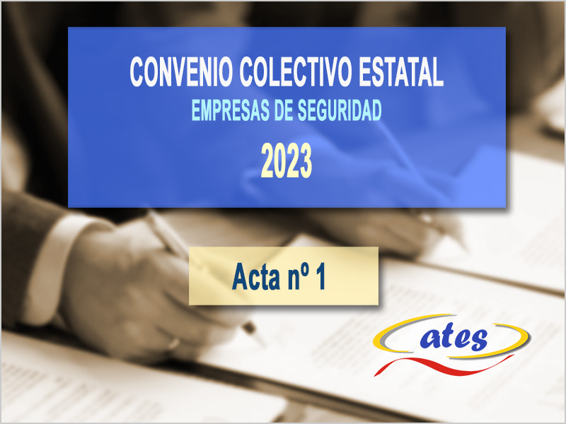 Convenio Colectivo 2023, acta nº 1