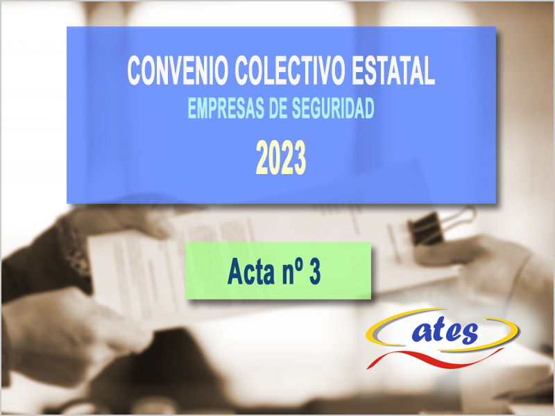 Convenio Colectivo 2023, acta nº 3