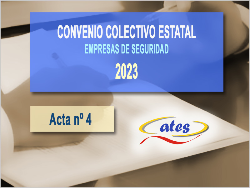 Convenio Colectivo 2023, acta nº 4