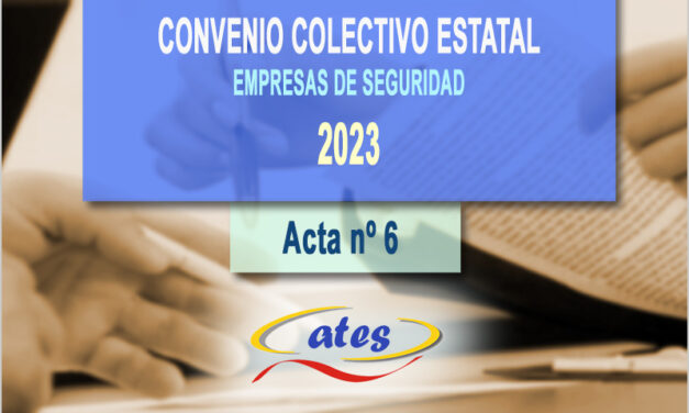 Convenio Colectivo 2023, acta nº 6