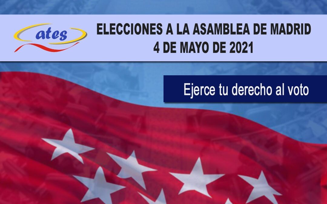 Solicitud de relevo y permisos en las próximas elecciones de la Comunidad de Madrid