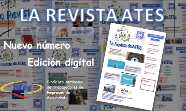 Nuevo número de la REVISTA ATES en versión digital