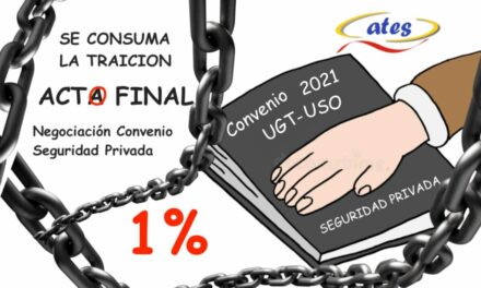 Se consuma la traición, UGT y USO no se ruborizaron “Acto final”