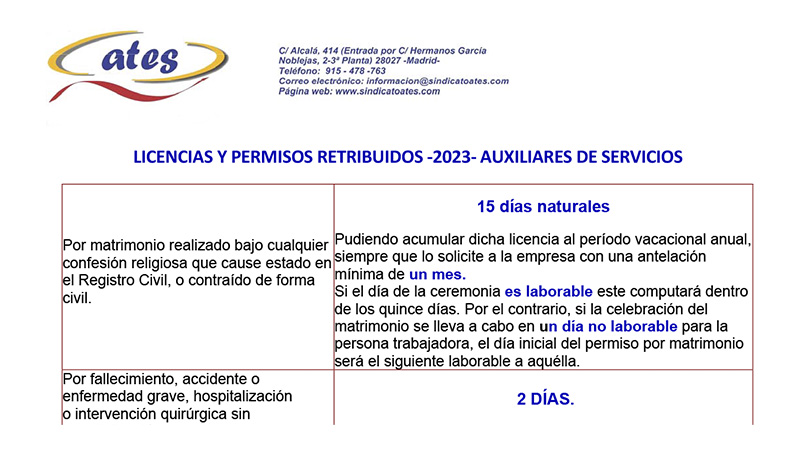 Permisos Auxiliares Icono 2023