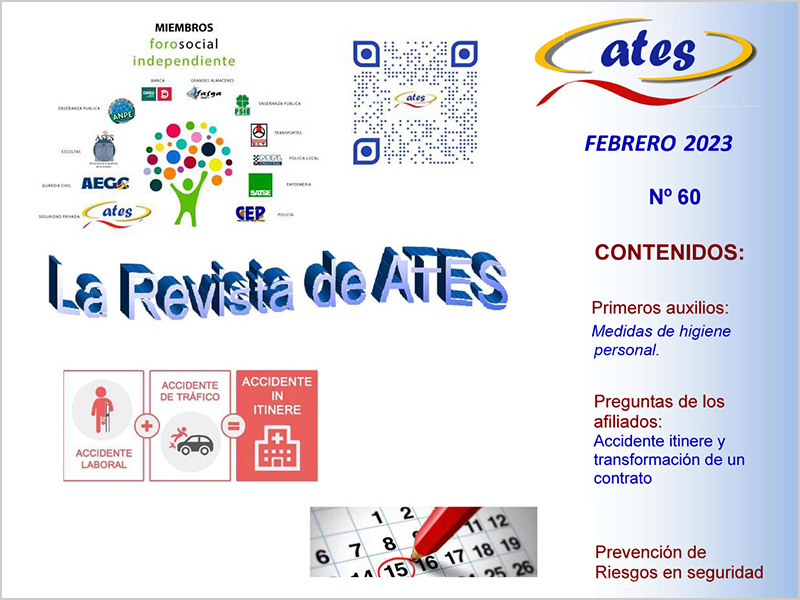 Revista ATES del mes de febrero de 2023