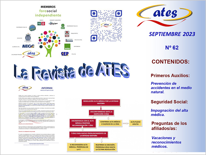 Revista ATES del mes de septiembre de 2023