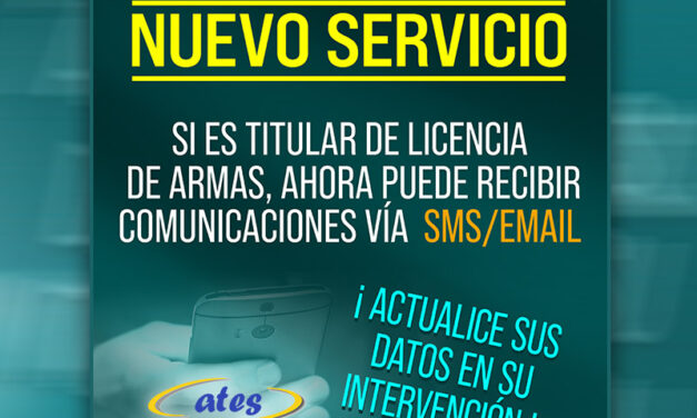 Nuevo sistema de comunicaciones. Jefatura de armas, explosivos y seguridad