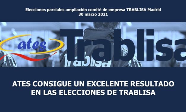 ATES consigue un excelente resultado en las elecciones parciales de TRABLISA